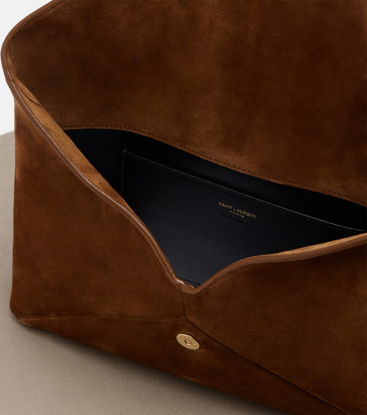 Saint Laurent Cassandre suede pouch