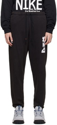 Nike Black Printed Lounge Pants