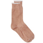 RoToTo Double Face Sock in Camel