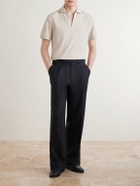 Stòffa - Cotton-Piqué Polo Shirt - Neutrals