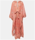 Isabel Marant Amira printed cotton and silk maxi dress