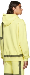 Helmut Lang Yellow Stripe Hoodie