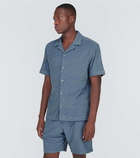 Frescobol Carioca Copacabana cotton jacquard shirt