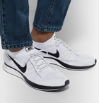 Nike - Air Zoom Mariah Flyknit Racer Sneakers - Men - Light gray