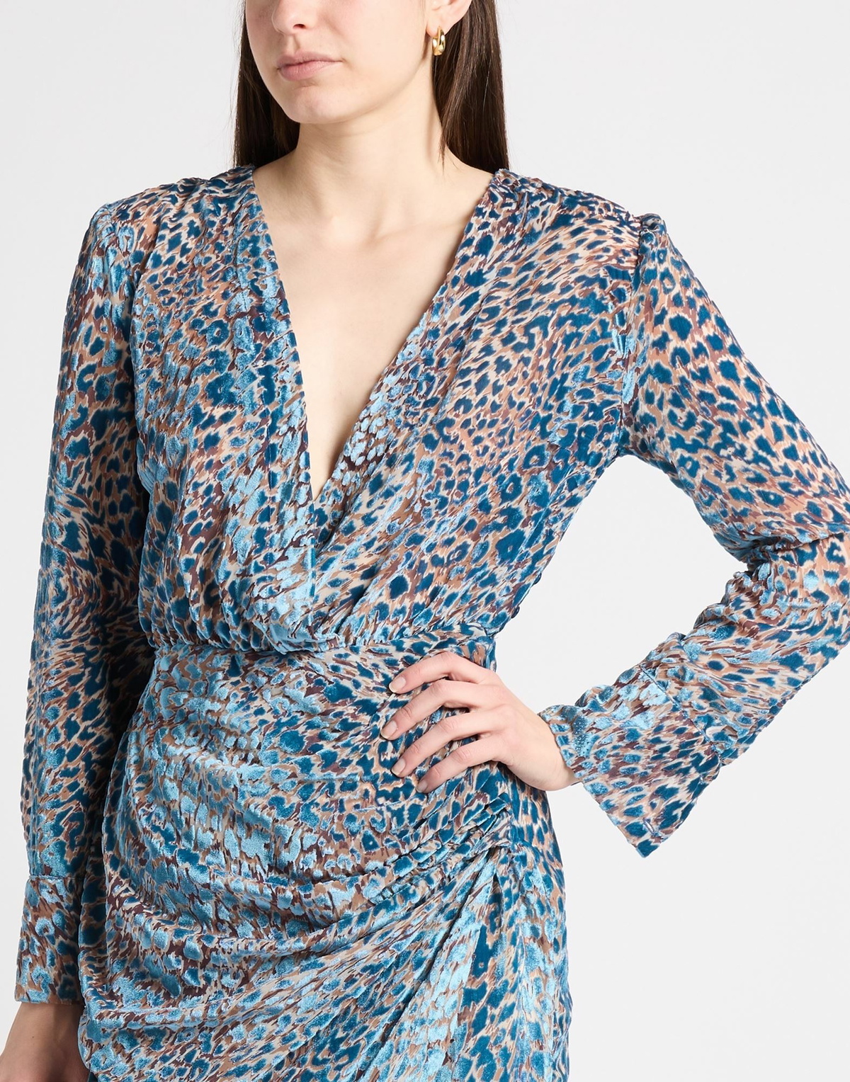 Jijil Womens Mini dress Deep teal
