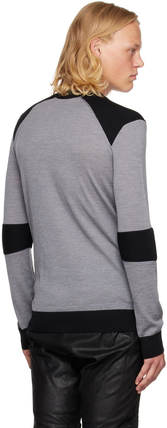 Balmain Gray Cotton Sweatshirt main image 1