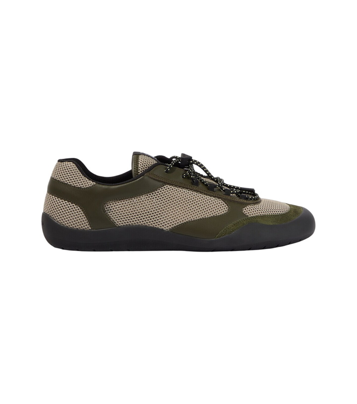 Photo: Prada Speedrock leather-trimmed sneakers