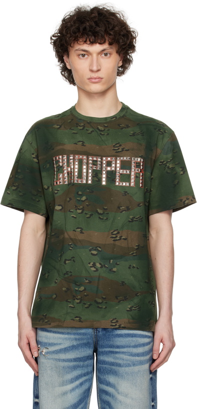 Photo: Thug Club Khaki Camoflage 'Chopper' T-shirt