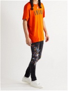 AMIRI - Logo-Print Cotton-Jersey T-Shirt - Orange