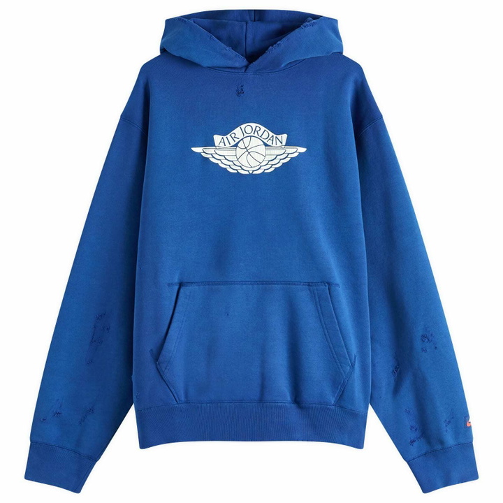 Photo: Air Jordan Men's Rair Air Pullover Fleece Hoodie in Deep Royal