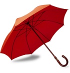 Kingsman - London Undercover Chestnut Wood-Handle Umbrella - Orange