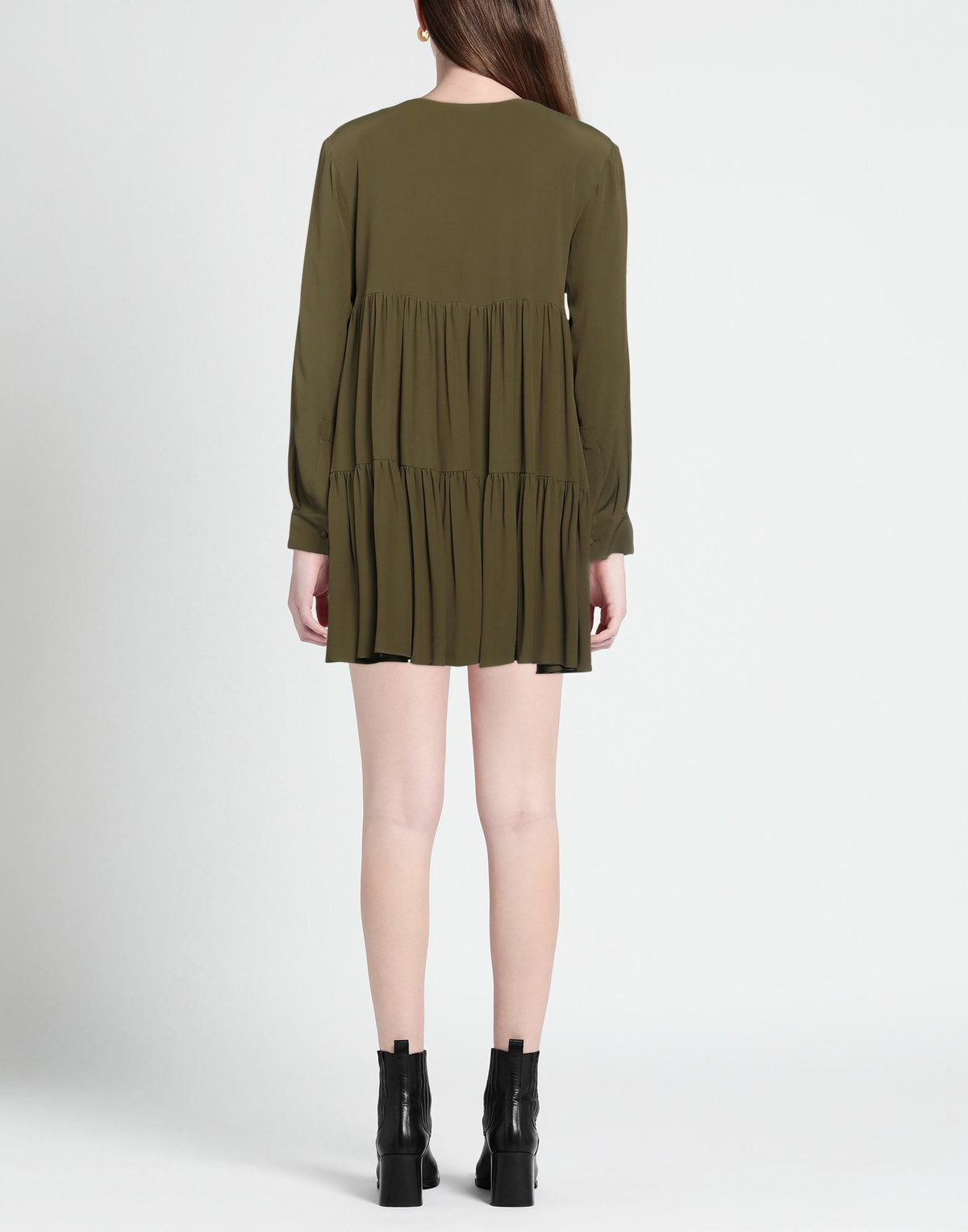 Jucca Womens Mini dress Military in Green
