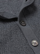 FRAME - Wool Polo Sweater - Gray
