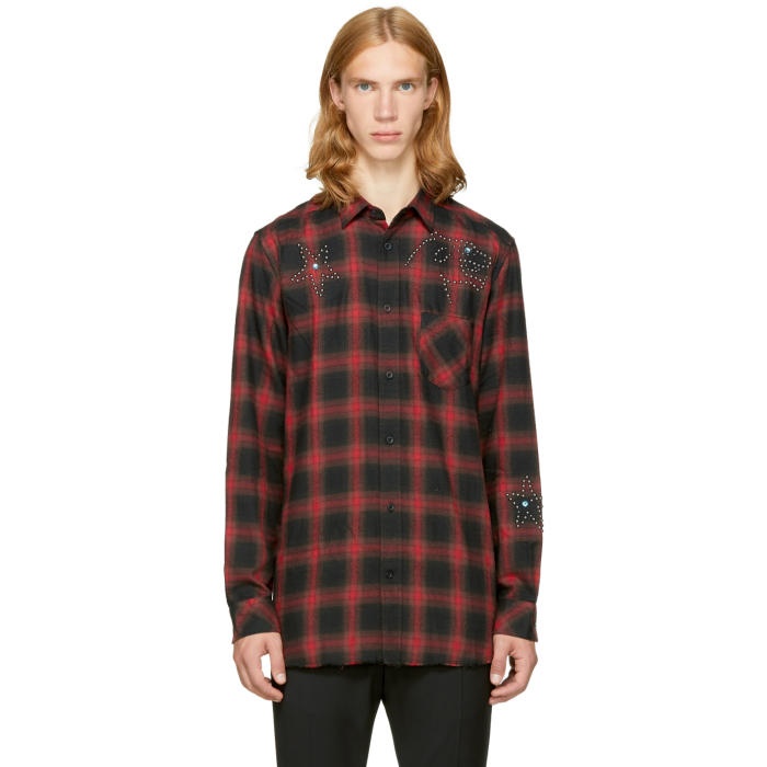Photo: Diesel Red and Black Plaid S-Prof Shirt