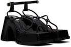 Eytys Black Olympia Heeled Sandals