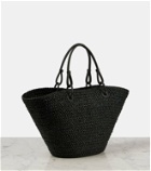 Loewe Medium Anagram raffia basket bag
