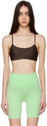 Alo Brown Airlift Intrigue Sport Bra