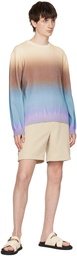 Solid Homme Multicolor Gradient Sweater