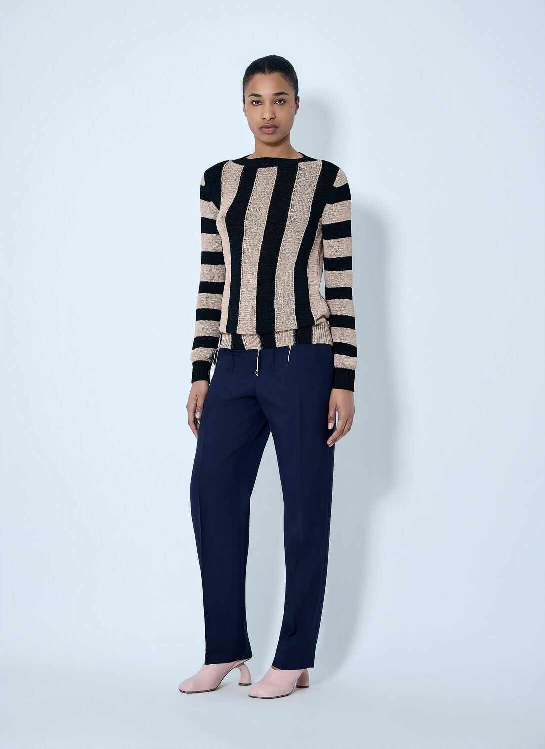 Dries Van Noten Wool Tailored Trousers