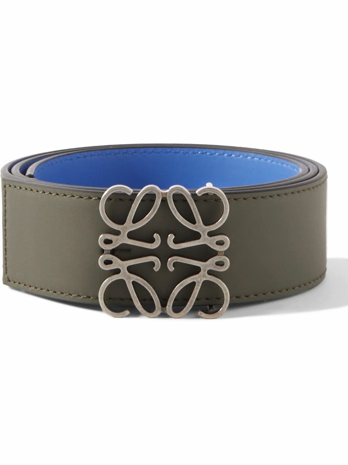 LOEWE - 4cm Reversible Leather Belt - Black Loewe
