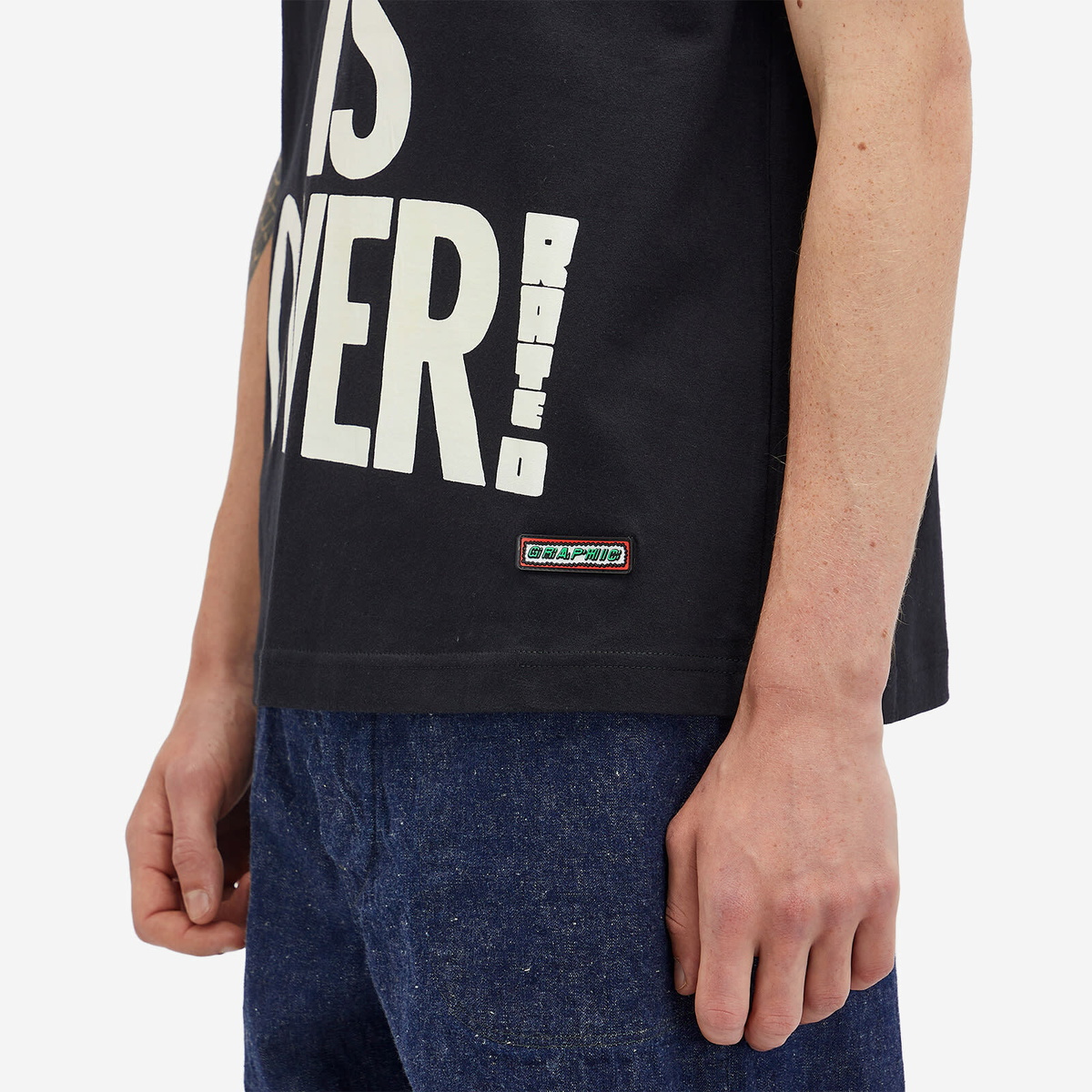 Deva States Men's Overrated T-Shirt in Black
