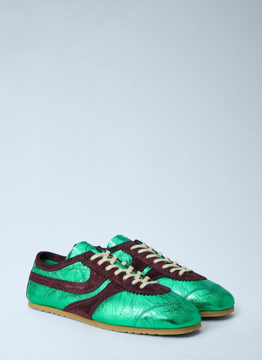 Dries Van Noten Metallic Panel Sneakers