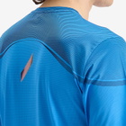 SOAR Men's Printed Tech T-Shirt in Blue/Navy Stripe