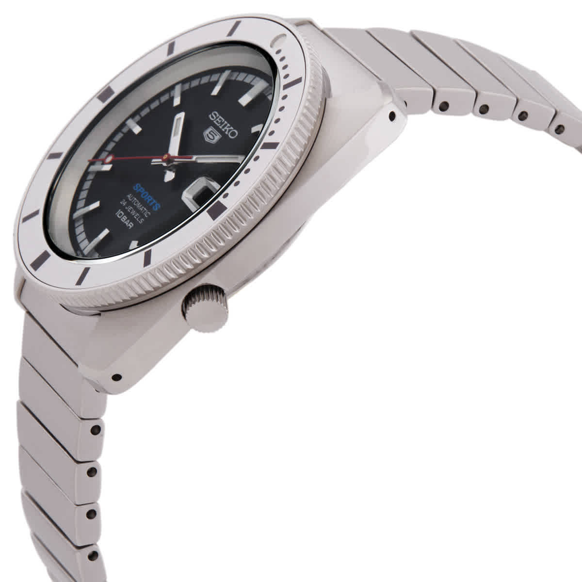 Seiko Limited Edition 5 Sports Automatic Black Dial Watch SRPL05K1
