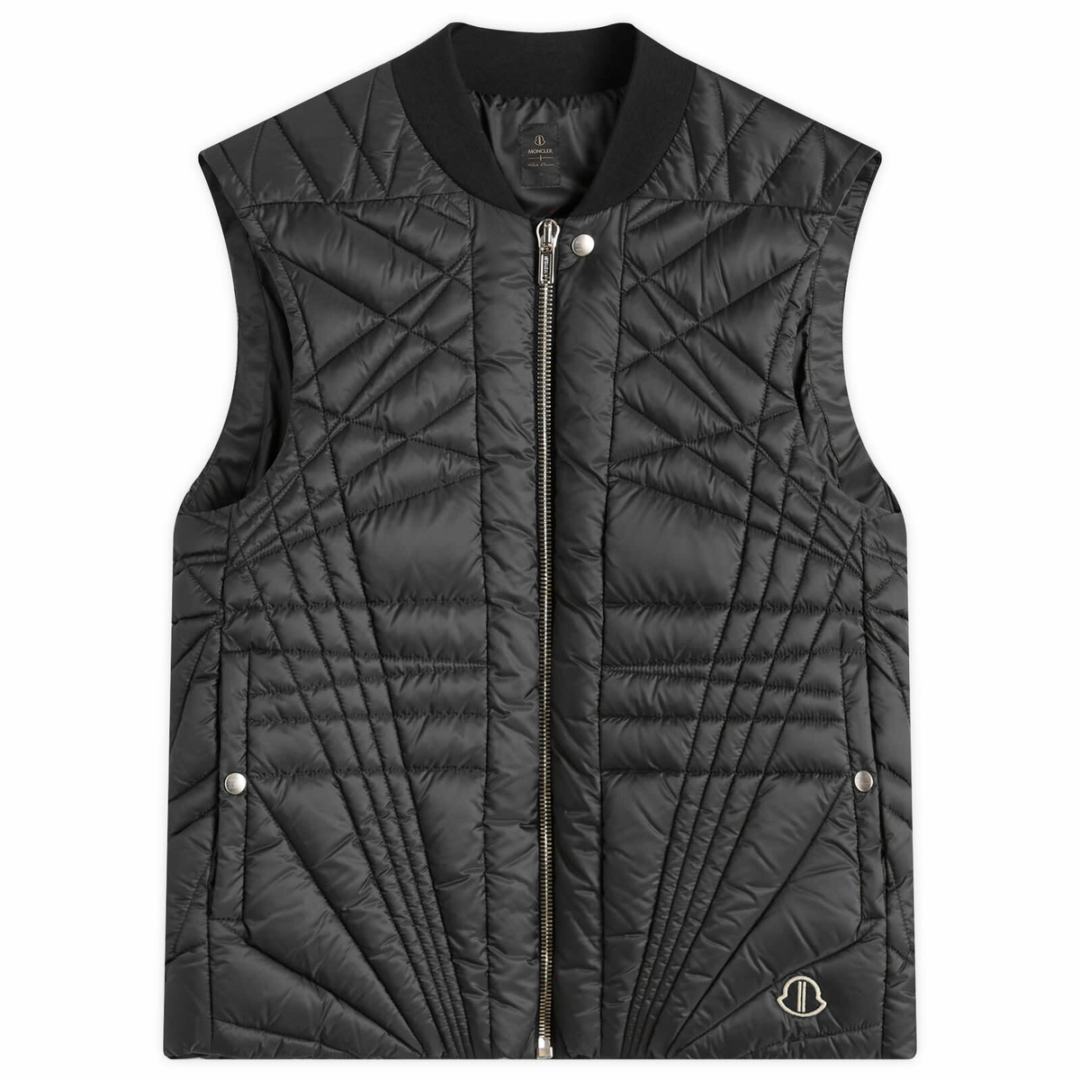 Rick Owens Men's x Moncler Megapenta Flight Vest in Black