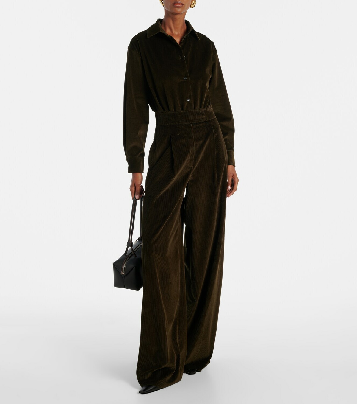 Max Mara Fertile cotton corduroy bodysuit