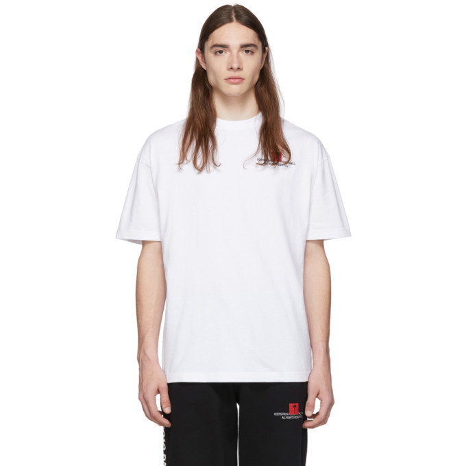 Photo: Palm Angels SSENSE Exclusive White Palm x Palm Small T-Shirt