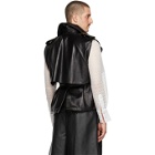 Palomo Spain Black Leather Vest
