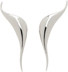 Mugler Silver Distorted Earrings