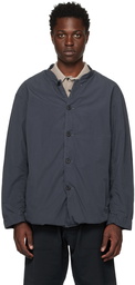 Nanamica Navy Band Collar Jacket