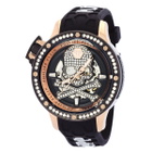 Philipp Plein Hyper Sport Automatic Crystal Black Dial Mens Watch PWUAA0223