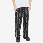 PACCBET Men's All Over Logo Pants in Black