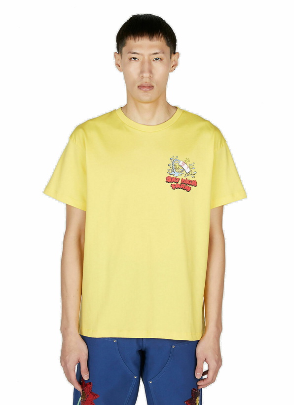 Photo: Sky High Farm Workwear - Printed T-Shirt in Yellow