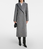 Simkhai Gianni embellished wool-blend coat