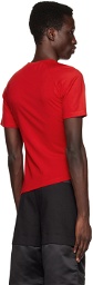 SPENCER BADU Red Fitted T-Shirt