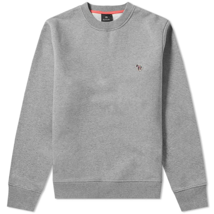 Photo: Paul Smith Zebra Crew Sweat Grey Marl