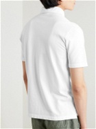 Rubinacci - Cotton-Piqué Polo Shirt - White