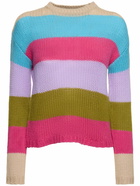 WEEKEND MAX MARA Palco Striped Cashmere Knit Sweater