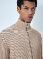 MM6 Maison Margiela Distressed Ribbed High-Neck Sweater