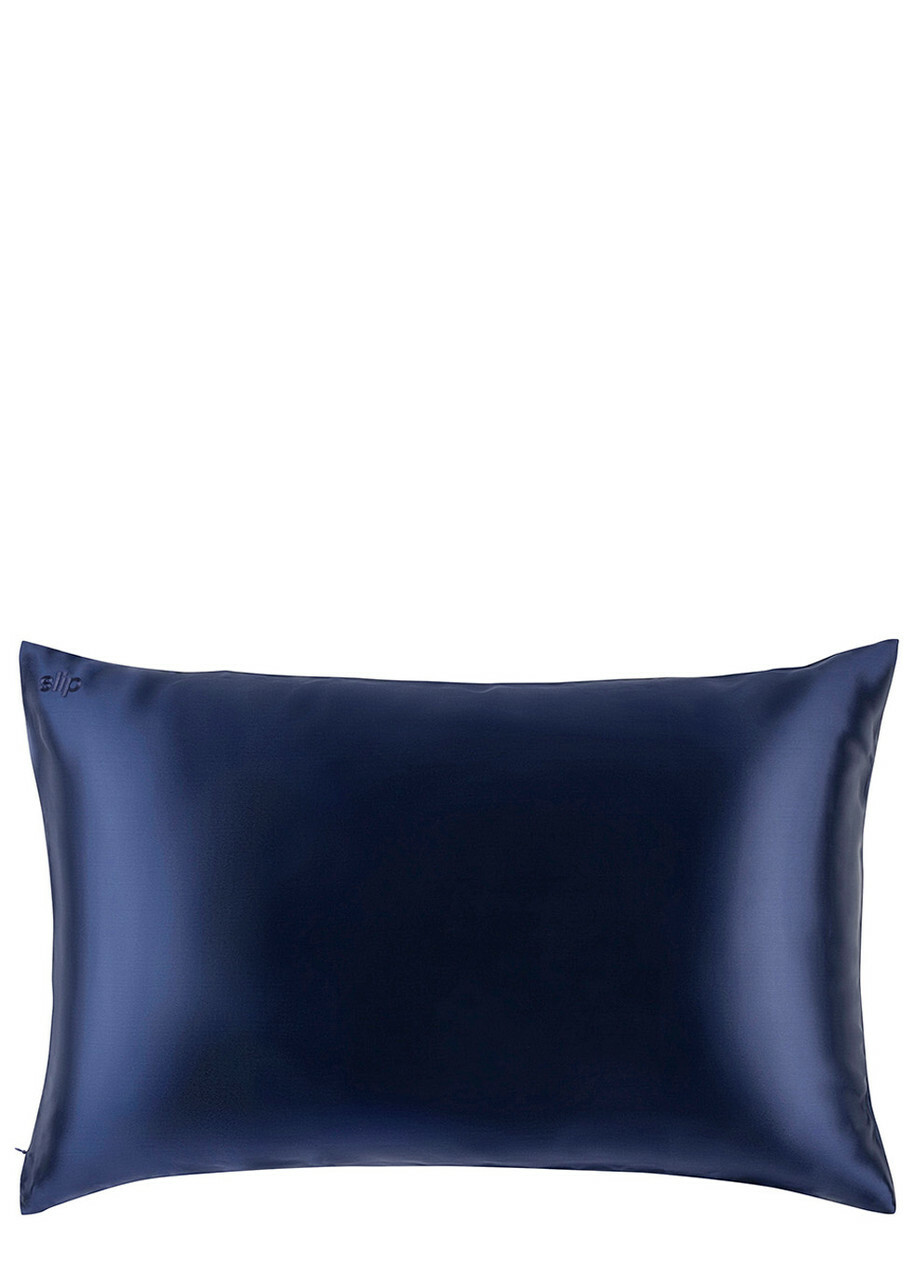 Slip Silk Pillowcase Navy - Navy Blue