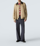 Miu Miu Cotton twill blouson jacket