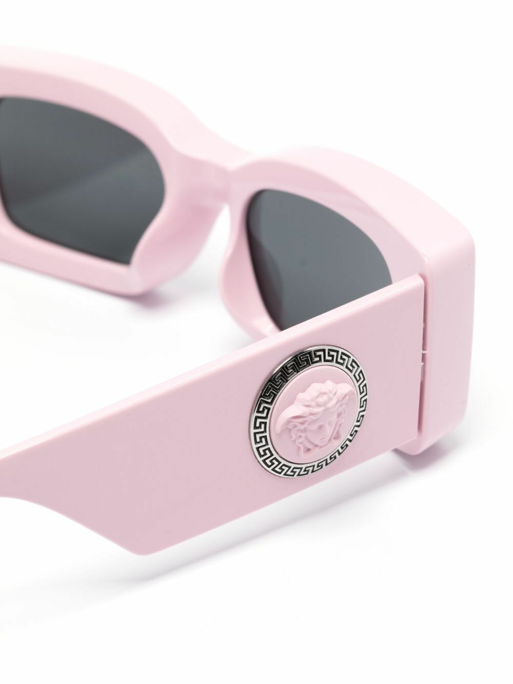 Versace Eyewear Pink Medusa Medallion Sunglasses Versace