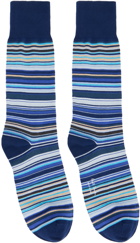 Paul Smith Three-Pack Multicolor Signature Stripe Socks