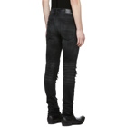 Amiri Black Leather Patch MX-1 Jeans