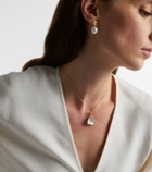 David Yurman DY Elements® Heart 18kt gold (750/1000) pendant with diamonds and pearl