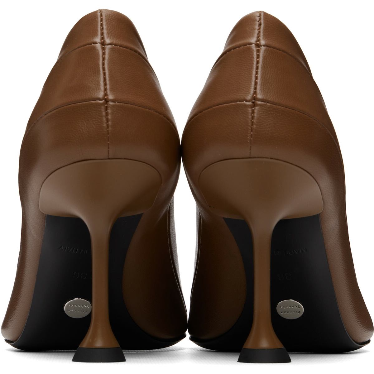 Proenza Schouler Brown Tee 85 Pierced Heels